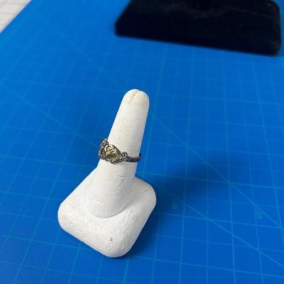 Black Hills Gold and Sterling Ring 