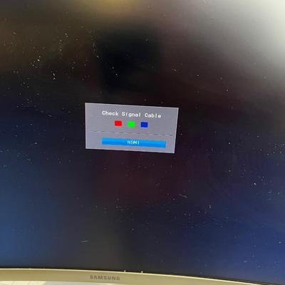 Samsung Curved Monitor LARGE