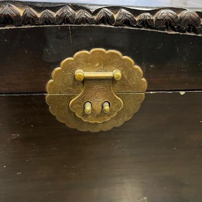 Hand Carved Chinese Camphor Wood Chest, Stunning Piece!  