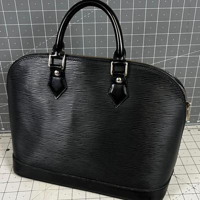 Louis Vuitton Black Alma Leather Purse, RIPPLE 