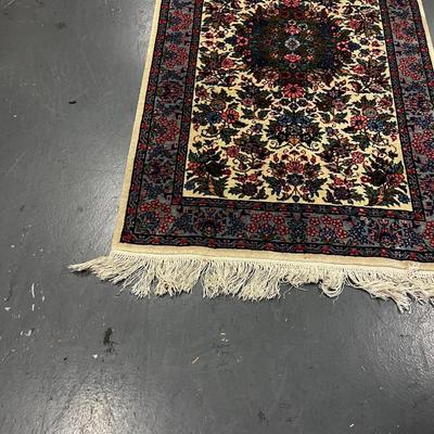 Vintage Persian Hand Knotted -Pink Red, Blue 