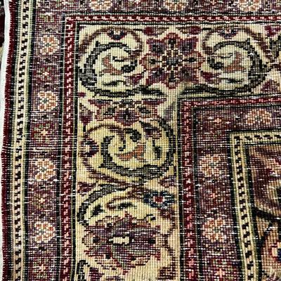Hand Knotted Persian Rug.  Red & Blue 
