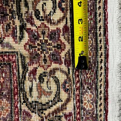 Hand Knotted Persian Rug.  Red & Blue 