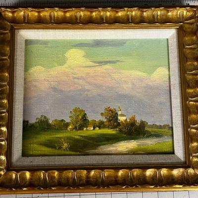 P. Ivanov, Titled "MORNING" Small European Landscape