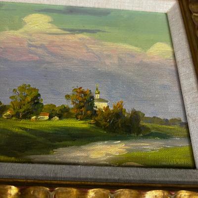 P. Ivanov, Titled "MORNING" Small European Landscape