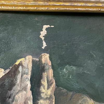Original Oil on Board By A. Inger, Looks Biblical