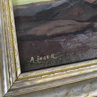 Original Oil on Board By A. Inger, Looks Biblical