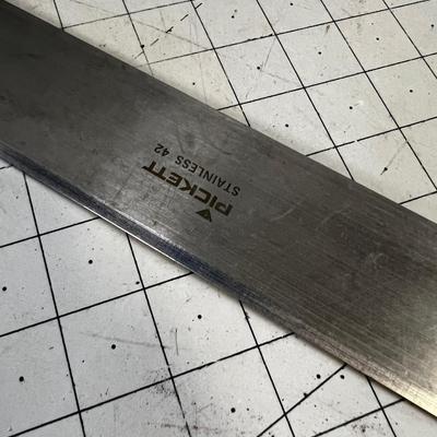 Pickett Stainless Steel Straight Edge 