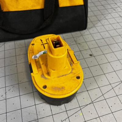 DeWalt Bag and 18 volt Battery