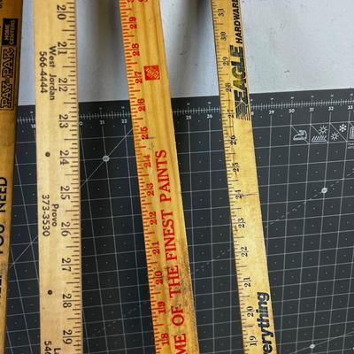 Collection of Yard Sticks 