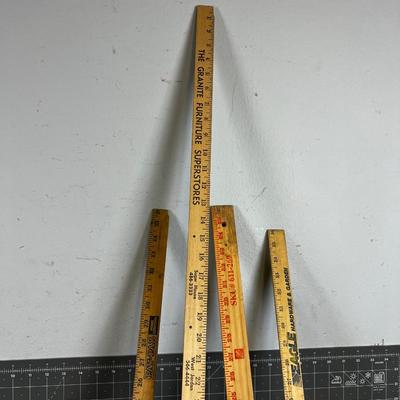 Collection of Yard Sticks 