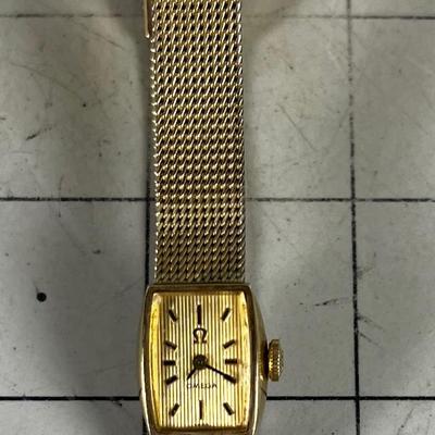 Women's Gold Filled Omega Wrist Watch 