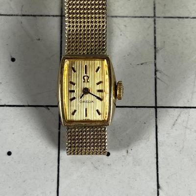 Women's Gold Filled Omega Wrist Watch 