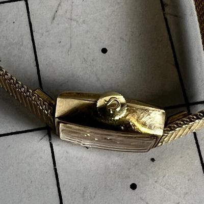 Women's Gold Filled Omega Wrist Watch 