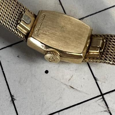 Women's Gold Filled Omega Wrist Watch 