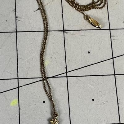 12 k Gold Filled Opal Pendant 