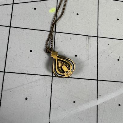12 k Gold Filled Opal Pendant 