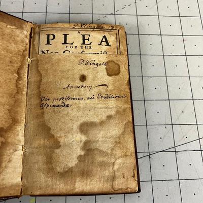 De Laune's Plea For The Non-Conformists Leather Bound Published  1712