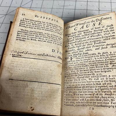 De Laune's Plea For The Non-Conformists Leather Bound Published  1712