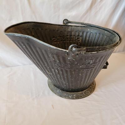 Reeves Coal Bucket, Straw Broom, and More (D-DW)