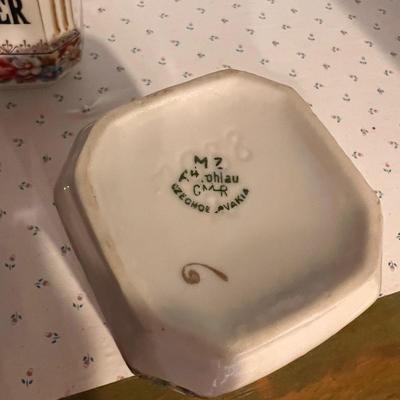 Antique Altrohlau Czechoslovakian Ceramic Canisters Set