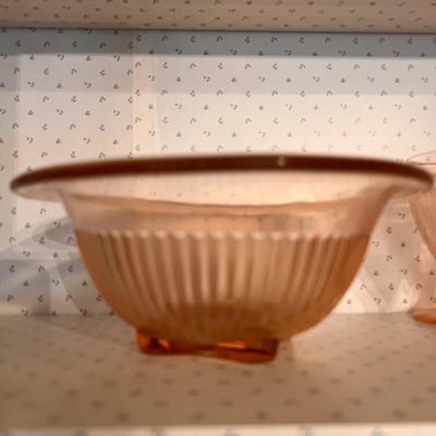 Vintage Lot Pink Depression Glass