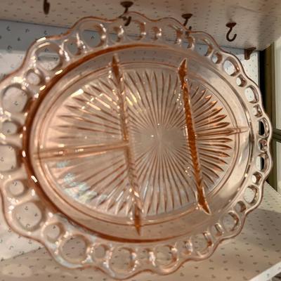 Vintage Lot Pink Depression Glass