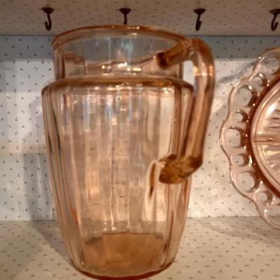 Vintage Lot Pink Depression Glass