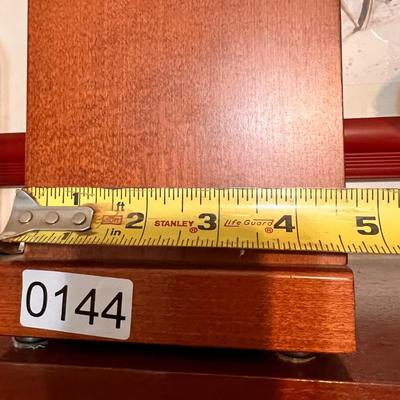 Vintage SETH THOMAS Wood Sharon Steeple Pendulum Mantle Clock