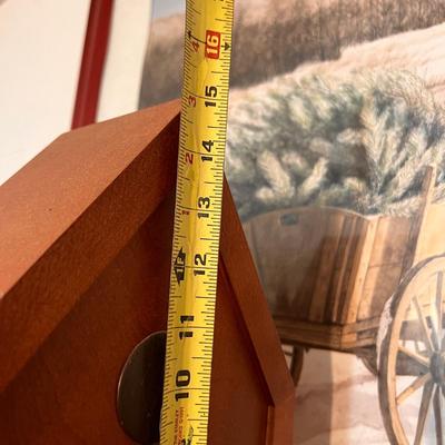 Vintage SETH THOMAS Wood Sharon Steeple Pendulum Mantle Clock