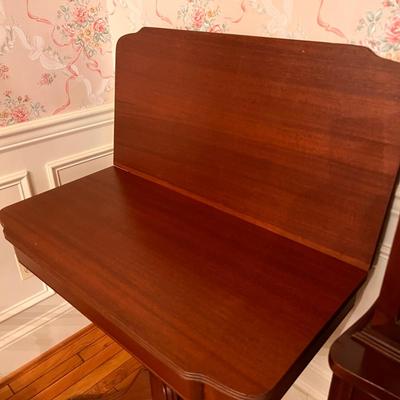 Antique English Regency Fold-Over Tea/Game Table