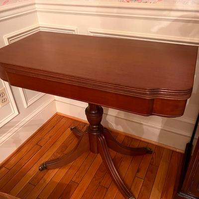 Antique English Regency Fold-Over Tea/Game Table
