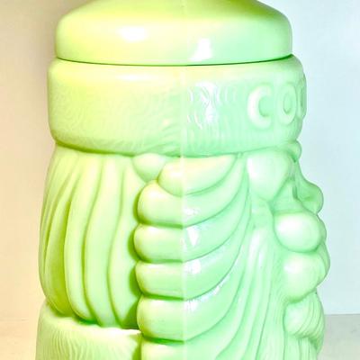 Jadeite Santa Cookie Jar