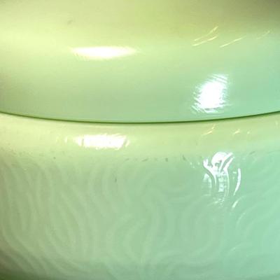 Jadeite Santa Cookie Jar