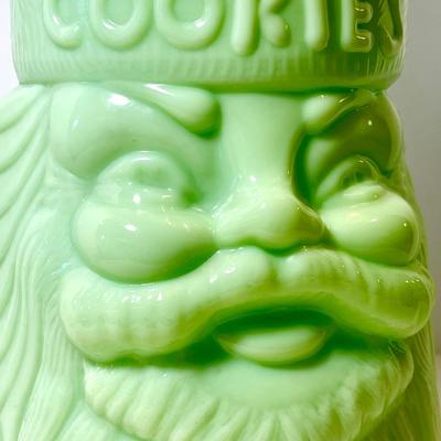 Jadeite Santa Cookie Jar