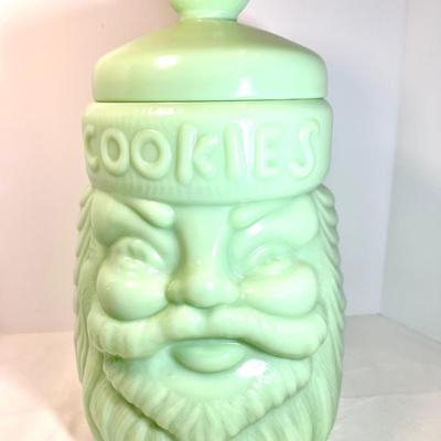 Jadeite Santa Cookie Jar