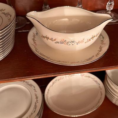 Vintage Gorham Rondelle China 63 Pieces