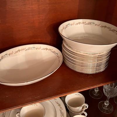 Vintage Gorham Rondelle China 63 Pieces