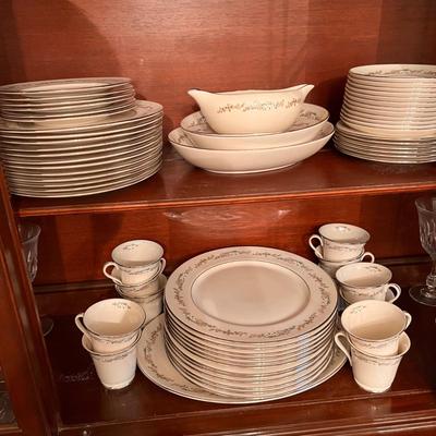 Vintage Gorham Rondelle China 63 Pieces
