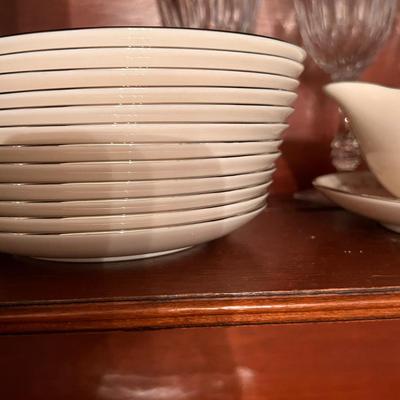 Vintage Gorham Rondelle China 63 Pieces