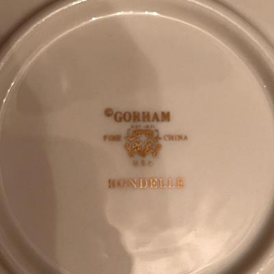 Vintage Gorham Rondelle China 63 Pieces