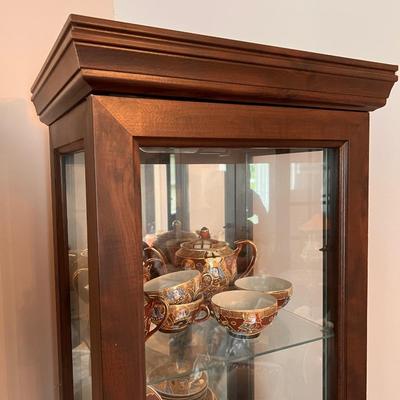 Vintage Curio Display Cabinet
