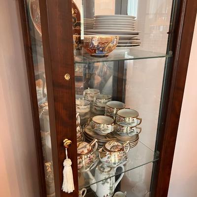 Vintage Curio Display Cabinet