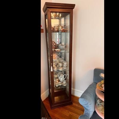 Vintage Curio Display Cabinet