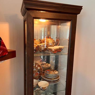 Vintage Curio Display Cabinet