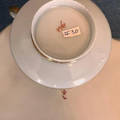 Antique Japanese Porcelain 13 Piece Demitasse Tea Set