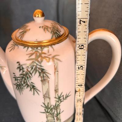 Antique Japanese Porcelain 15 Piece Demitasse Tea Set