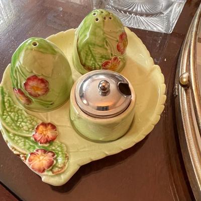 Vintage Porcelain & Glass Lot - Carlton Ware, Hand Painted China