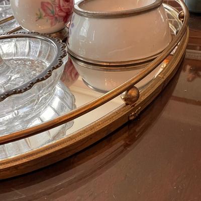 Vintage Porcelain & Glass Lot - Carlton Ware, Hand Painted China