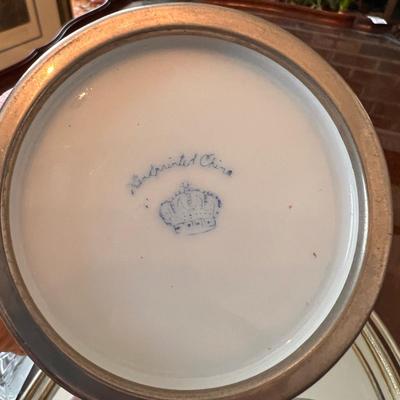 Vintage Porcelain & Glass Lot - Carlton Ware, Hand Painted China